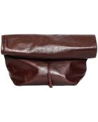 Jil Sander Nuzzi Nappa Leather Lunch Bag Clutch - Lyst