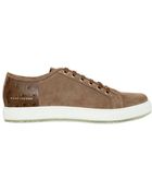 Marc Jacobs Suede Leather Print Sneakers - Lyst