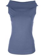 Donna Karan New York Funnel Neck Tank - Lyst