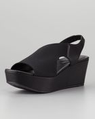 Eileen Fisher Stretch Sling-back Wedge - Lyst