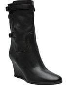 Lanvin Wedge Bootie - Lyst