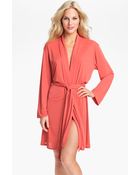 Natori Aphrodite Short Robe - Lyst
