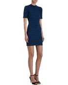T By Alexander Wang Striped Tee Dress - Lyst