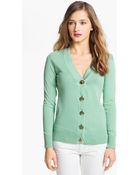 Tory Burch Button Cardigan - Lyst