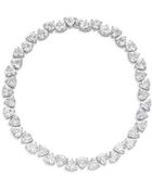 Cz By Kenneth Jay Lane Trillion Cut Crystal Necklace - Lyst