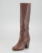 Rag & Bone Newbury Leather Knee Boot - Lyst