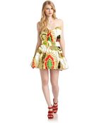 Roberto Cavalli Abstract Cocktail Dress - Lyst