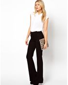ASOS Collection Asos Skinny Flare Trousers - Lyst