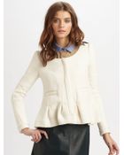 Carven Peplum Jacket - Lyst