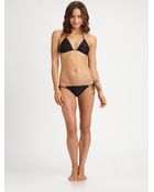 Shoshanna String Ring Bikini Bottom - Lyst