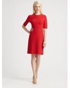Michael Kors Wool Crepe Dress - Lyst
