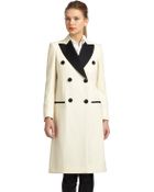 Moschino Wool Gabardine Long Tuxedo Jacket - Lyst