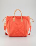 Tory Burch Perforated Logo Small Drawstring Tote Bag - Lyst