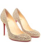 Christian Louboutin Fifi Swarovski Crystal Embellished Pumps - Lyst