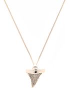 Givenchy Sparkle Shark Tooth Small Pendant Necklace - Lyst