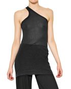 Rick Owens Light Viscose Cotton Jersey Tank Top - Lyst