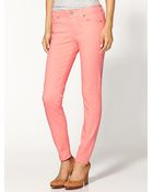 Paige Skyline Ankle Peg Skinny Jeans - Lyst