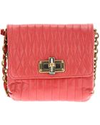 Lanvin Small Quilted Shoulder Bag - Lyst