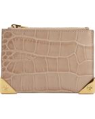 Alexander Wang Crocstamped Prisma Coin Purse - Lyst