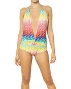 Missoni Viscose Knit Bathing Suit - Lyst