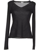 Armani Long Sleeve Jumper - Lyst