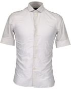 Emporio Armani Short Sleeve Shirt - Lyst