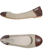 Kors By Michael Kors Ballet Flats - Lyst