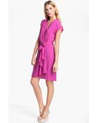 Diane von Furstenberg Mateo Stretch Silk Wrap Dress - Lyst