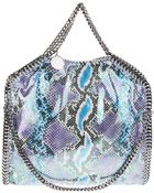 Stella McCartney Falabella Python Chain Tote - Lyst