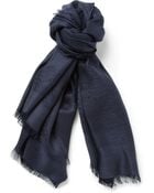 Gucci Jacquard Silk and Woolblend Scarf - Lyst