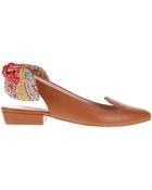 Carven Court Shoes in Caramel Leather - Lyst