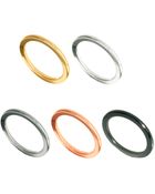 Asos Multipack Fine Band Rings - Lyst