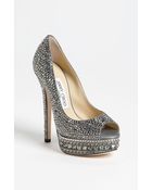 Jimmy Choo Kendall Crystal Pump - Lyst