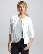 Vince Frontzip Leather Jacket - Lyst