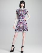 McQ by Alexander McQueen Griffin Printed Knit Dress - Lyst