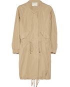 3.1 Phillip Lim Drawstring Taffeta Coat - Lyst