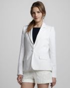 Alice + Olivia Elyse Crepe Blazer - Lyst