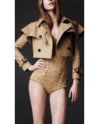 Burberry Prorsum Dynamic Gabardine Trench Jacket - Lyst