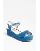 Prada Platform Sandal - Lyst