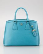 Prada Parabole Saffiano Luxe Tote Bag - Lyst