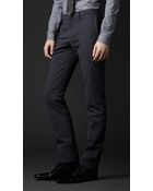 Burberry Prorsum Skinny Fit Wool Trousers - Lyst