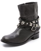 Steven By Steve Madden Caris Moto Boots - Lyst