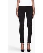 Givenchy Black Neoprene Accent-Paneled Leggings - Lyst