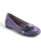 Anne Klein Kenton Suede Loafers - Lyst