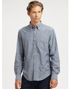 Gant Rugger Solid Selvage Sport Shirt - Lyst
