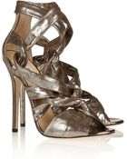 Jimmy Choo Kemble Lamã© Sandals - Lyst