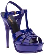 Saint Laurent Tribute Sandal - Lyst