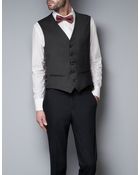 Zara Classic Waistcoat - Lyst