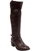 Steven By Steve Madden Tall Leather Boots - Lyst