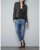 Zara Structured Blazer - Lyst